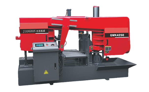 九合垸原种场GWK4250卧式带锯床（型材专切）